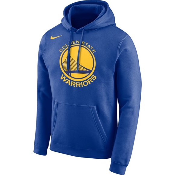 Nike Other - MENS NIKE GOLDEN STATE WARRIORS LOGO HOODIE CURRY